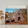 Countryside Home Barn Multi-names Premium Canvas - Street Signs Customized With Names- 0.75 & 1.5 In Framed -wall Decor, Canvas Wall Art