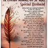 In Loving Memory Of A Very Special Husband Fleece Blanket, Gift For Husband, Husband And Wife, Family Blanket