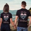 Skull Couple From Our First Kiss Till Our Last Breath Shirt, Skull Couple Shirt, Valentine's Day Gift