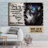 Personalized This Is Us Dragon Couple Canvas, Couple Canvas, Gift For Lover, Husband And Wife Canvas, Valentine's Day Gift, Home Decor