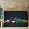 Flamingos Canvas, Flamingo Stunning Art Canvas, Animal Canvas, Vibrant Pink Flamingo Design, Home Decor