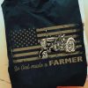 Old Tractor So God Made A Farmer American Flag Vintage Shirt, Tractor Shirt, Farmer Gift Shirt, Gift For Tractor Drivers