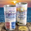 Personalized We Built A Life We Loved And So Together Tumbler- Travel Mug - Couple Cup -Anniversary Gifts