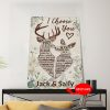 Personalized Deer I'd Find You And I'd Choose You 0.75 &1.5 In Framed Canvas - Anniversary Gifts- Wedding Gifts- Home Decor, Wall Art