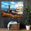 Lighthouse Sunshine Landscape  Art Custom Canvas,  0.75 & 1.5 In Framed Canvas -street Signs Customized With Names - Wall Decor,canvas Wall