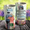 Personalized Police- To My Wife Our Home Ain't No Castle Our Life Ain't No Fairy Tale But You Are My Queen Tumbler- Family Gifts- Travel Mug