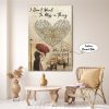 Personalized Couple Names-  I Don't Want To Miss A Thing Song Lyrics 0.75 & 1.5 In Framed Canvas- Anniversary Gifts- Canvas Wall Art