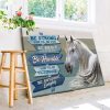 Horse Be Strong Be Brave Be Humble Be Awesome Canvas, Horse Lover Gift, Wall Art Decor