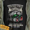 Personalized Tractor Never Underestimate The Resilient Power Of A Grandpa, American Farmer Shirt, Gift For Grandpa, Tractor Driver Shirt