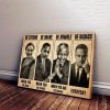 Black History Be Strong Be Brave Be Humble Be Badass Canvas, Black History Month Canvas, Wall Art Decor