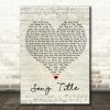 Personalized Favorite Heart Script Art Canvas, Custom Song, Song Lyrics Art Inspired Canvas, Family Gift Canvas, Couple Gift, Anniversary G