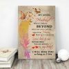 Butterfly And Feathers -My Angel Husband, When I Believe Beyond, What My Eyes Can See 0.75 and 1,5 Framed Canvas- Home Decor-Canvas Wall Art