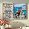 Personalized Pontoon The Day I Met You Canvas, Anniversary Gift, Valentine's Day Gift