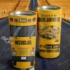 Personalized Be Nice To Bus Driver It's A Long Walk Home From School Tumbler- Family Gifts- Student Gifts- Travel Mug - Best Idea Gift