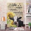Cow and Sunflower Canvas Prints The Best Things In Life 0.75 & 1,5 Framed Canvas- Farmer Gifts -Canvas Wall Art -Home Decor